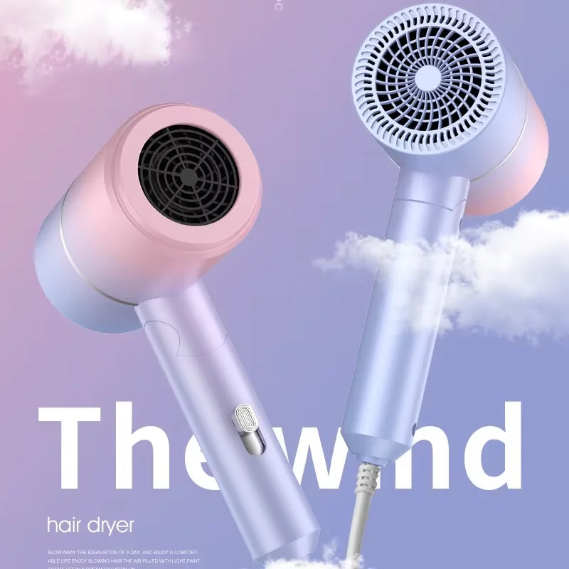 MIni Folding Hairdryer 110V-240V 700W with Carrying Bag Hot Air Anion Hair Care for Home Travel Hair Dryer Blow Drier Portable